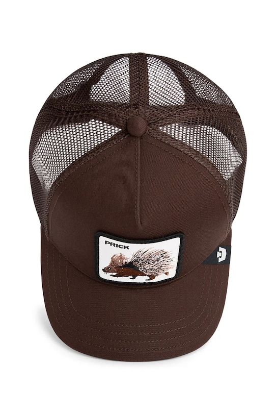 Goorin Bros czapka z daszkiem z dodatkiem bawełny Prick Trucker 101.2542 brązowy