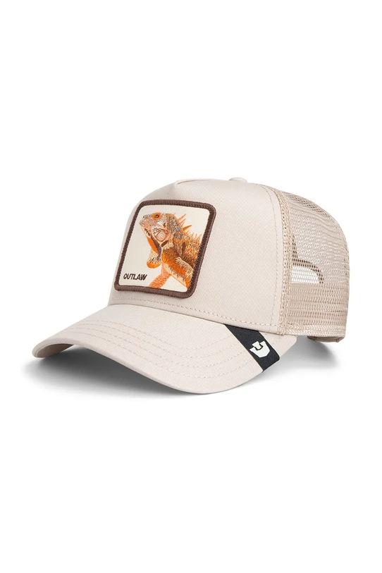 Goorin Bros czapka z daszkiem The Outlaw Lizard aplikacja beżowy 101.2391