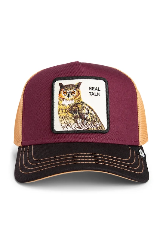 Goorin Bros șapcă Tricolor Owl 101.2338 burgundia AA00