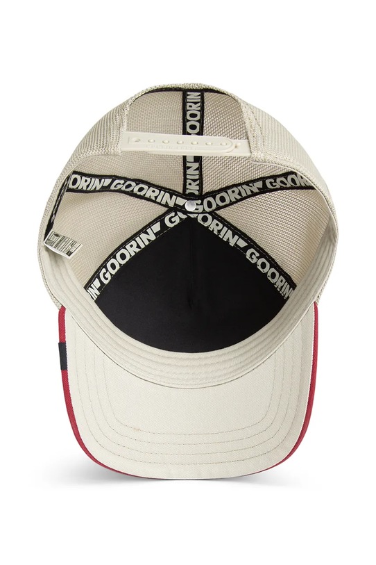 Goorin Bros czapka z daszkiem z dodatkiem bawełny Tricolor Tortiouse 101.2337