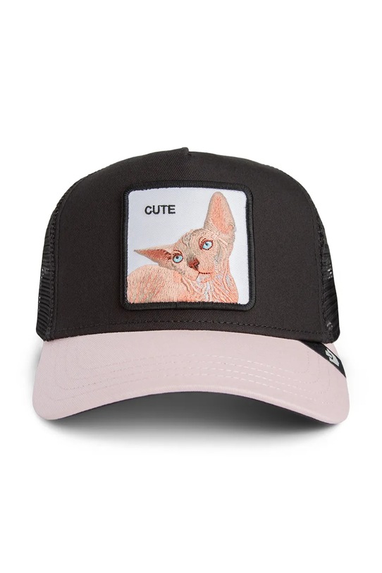 Goorin Bros czapka z daszkiem z dodatkiem bawełny The Sphynx 101.2402 czarny AA00