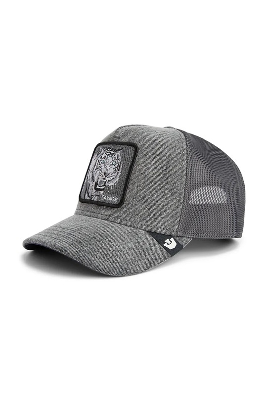 Goorin Bros czapka z daszkiem Denim Savage aplikacja szary 101.2591