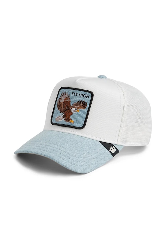 Goorin Bros czapka z daszkiem Denim Fly High aplikacja biały 101.2590