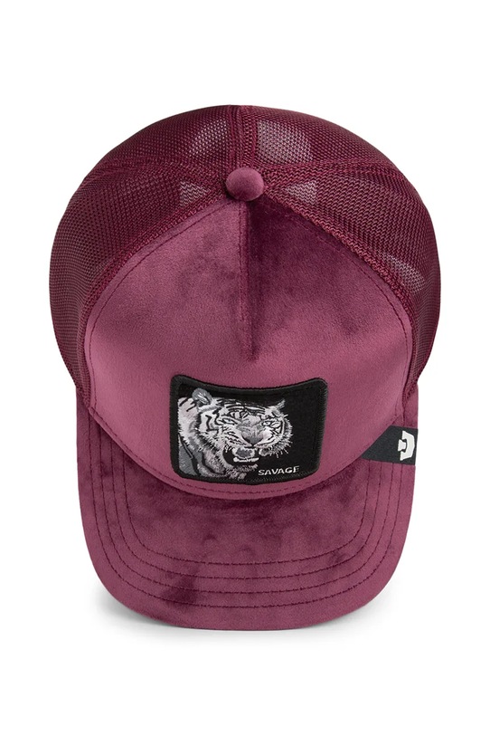Goorin Bros czapka z daszkiem welurowa Velour Tiger 101.2352 czerwony
