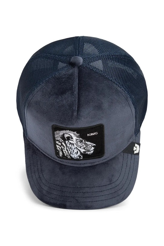 Goorin Bros czapka z daszkiem welurowa Velour Lion 101.2353 granatowy