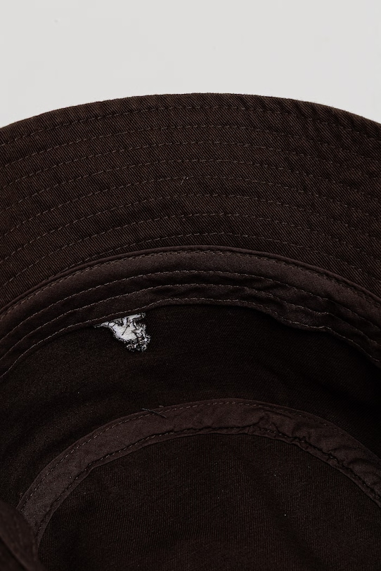 Kangol kapelusz bawełniany WASHED BUCKET brązowy K4224HT.CB226