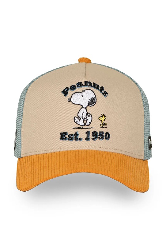 Capslab czapka z daszkiem x Peanuts CL.PEA6.1.PCS.SNO pomarańczowy AA00