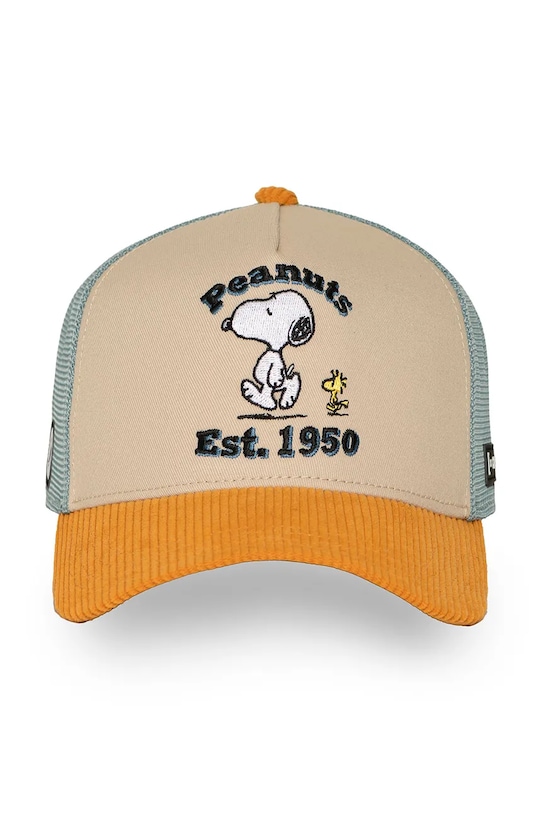 Capslab șapcă x Peanuts CL.PEA6.1.PCS.SNO portocaliu AA00