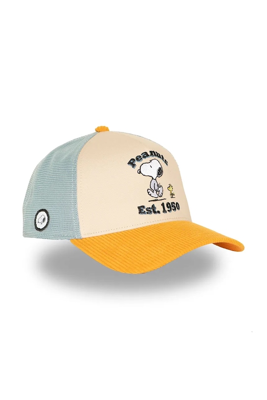 Akcesoria Capslab czapka z daszkiem x Peanuts CL.PEA6.1.PCS.SNO pomarańczowy
