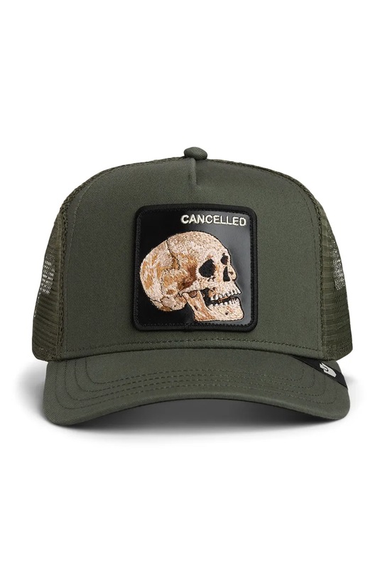 Goorin Bros καπέλο trucker The Cancelled Skull 101.2392 πράσινο AA00