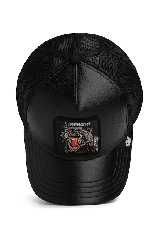 Goorin Bros šiltovka trucker Faux Leather Panther 101.2943 čierna