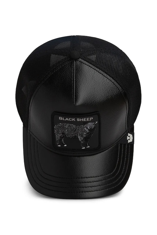 Goorin Bros trucker cap Faux Leather Sheep 101.2945 crna