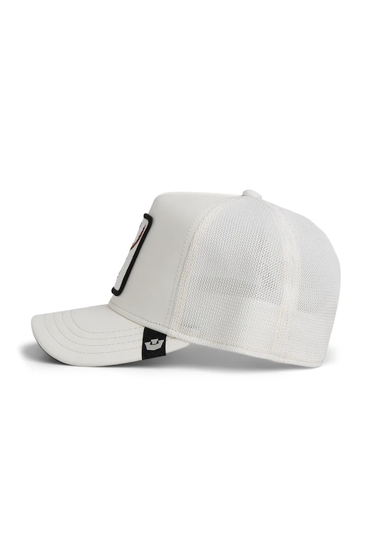 Doplnky Goorin Bros šiltovka trucker Faux Leather Bull Skull 101.2953 biela