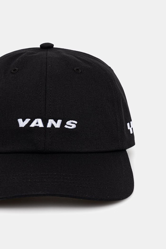 Vans czapka baseballowa bawełniana VN000QA6BLK1 czarny AA00