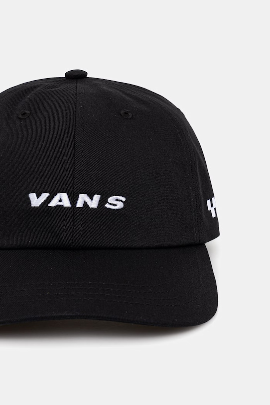 Vans czapka baseballowa bawełniana VN000QA6BLK1 czarny AA00