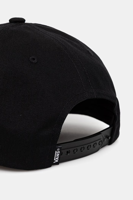 Akcesoria Vans czapka bejsbolówka bawełniana VN000QAHBLK1 czarny