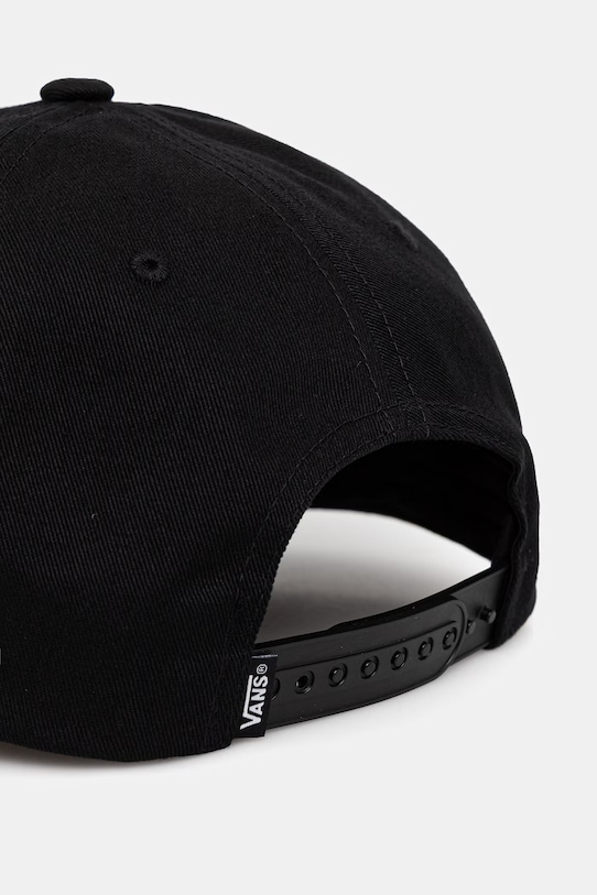 Akcesoria Vans czapka bejsbolówka bawełniana VN000QAHBLK1 czarny