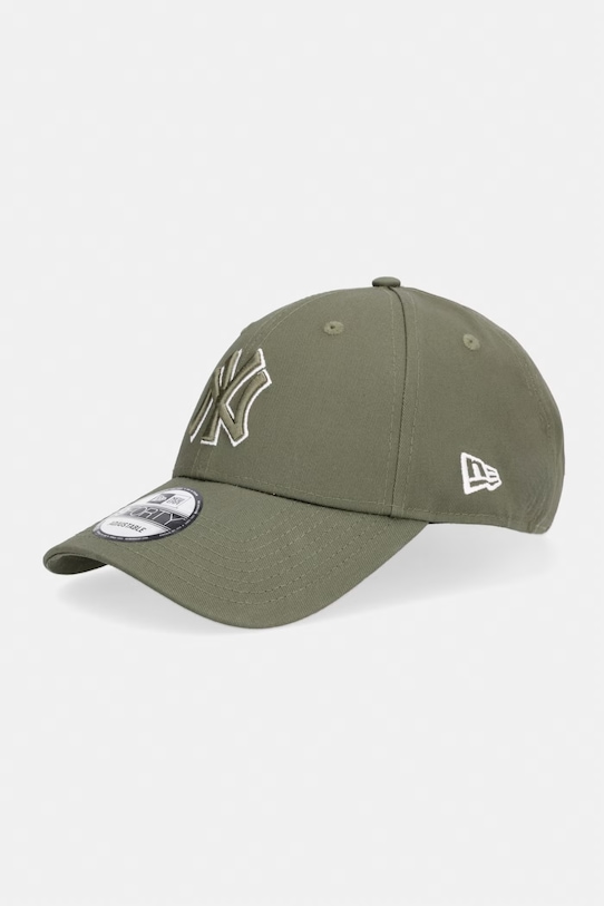 New Era czapka baseballowa bawełniana OUTLINE 9FORTY® zielony 60675521