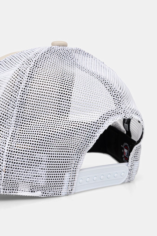 Akcesoria New Era czapka z daszkiem bawełniana LEAGUE ESSENTIAL 9FORTY® EF TRUCKER 60675518 beżowy