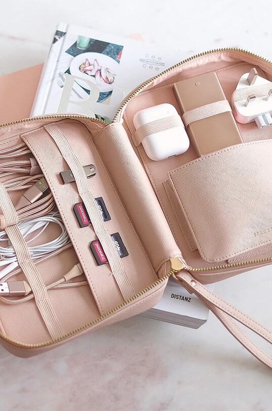 Stackers pouzdro na nabíječky a sluchátka 74318 růžová AA00