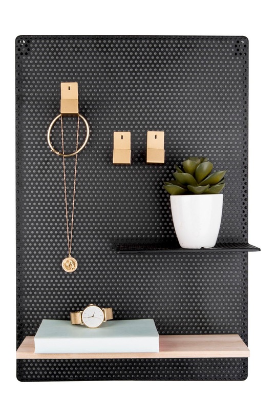 Present Time organizer ścienny czarny PT3442BK