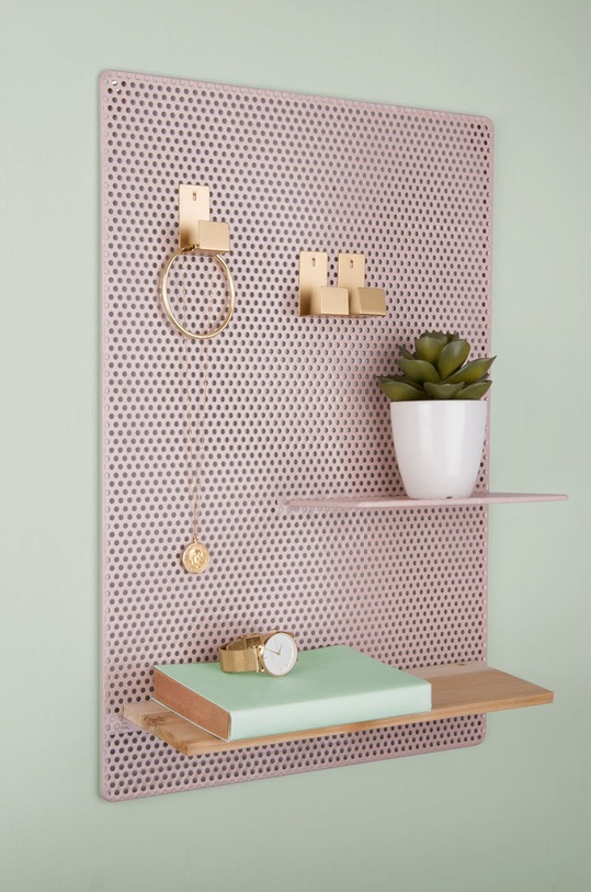 Present Time organizer ścienny różowy PT3442PI