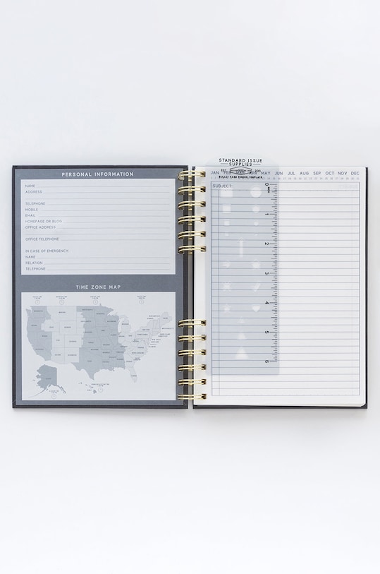 Designworks Ink notatnik Standard Issue No.12 JS892.2008EU czarny AA00