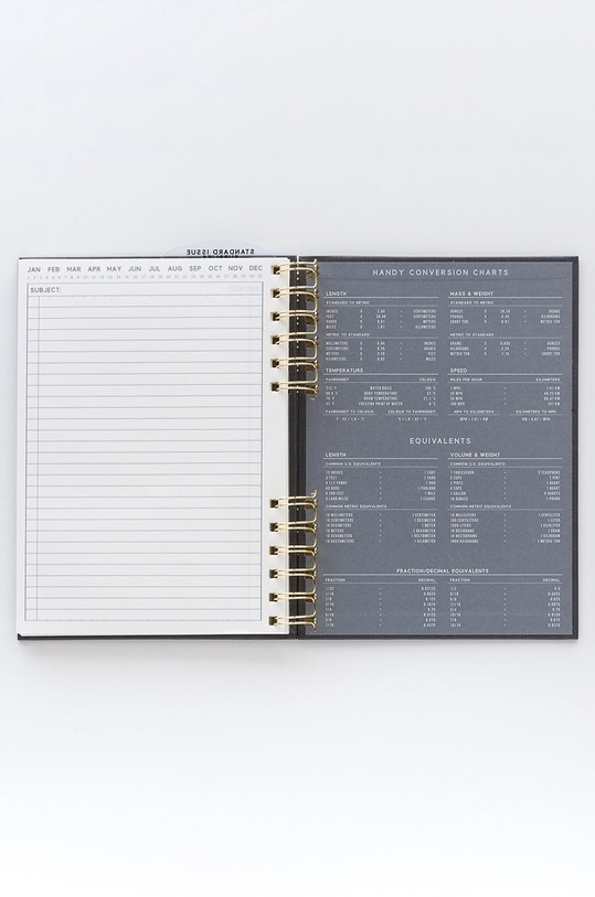 Lifestyle Designworks Ink notatnik Standard Issue No.12 JS892.2008EU czarny