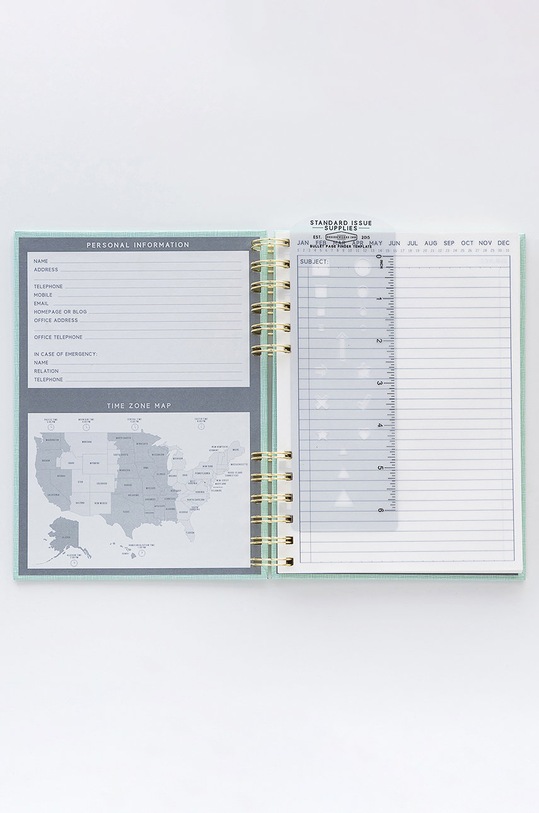 Designworks Ink notanik Standard Issue No.12 JS892.2051EU zielony AA00