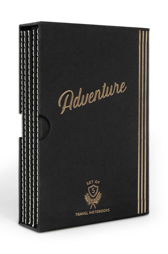 Designworks Ink Набір блокнотів для дорожніх нотаток Adventure Box (5-pack) чорний JTBS.1001EU