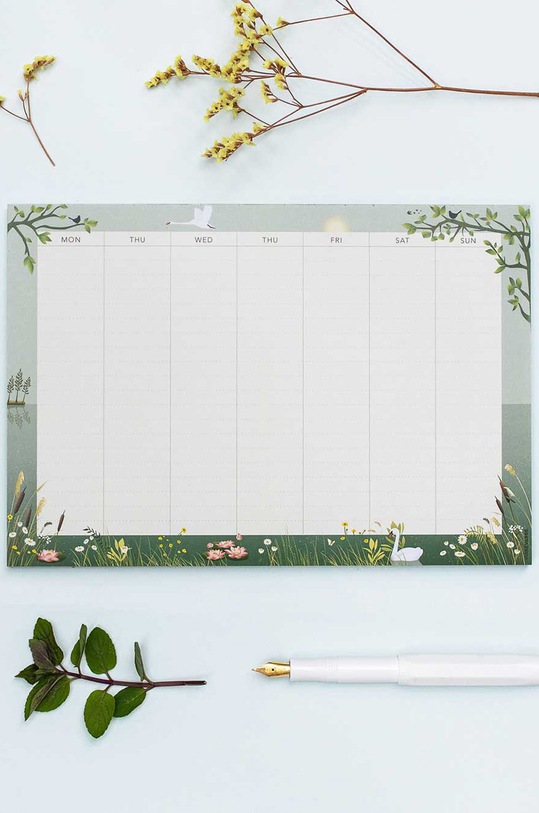 Vissevasse Týždenný plánovač Likeside Weekly 18x26 cm viacfarebná F.2021.044.NW