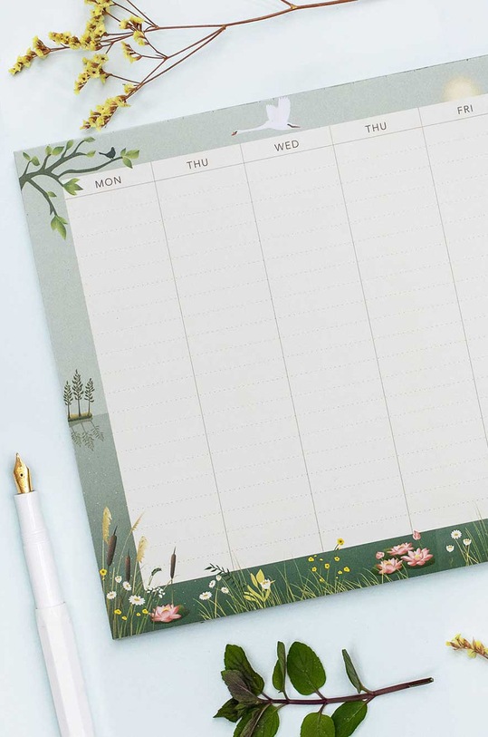 Vissevasse Týždenný plánovač Likeside Weekly 18x26 cm F.2021.044.NW viacfarebná AA00