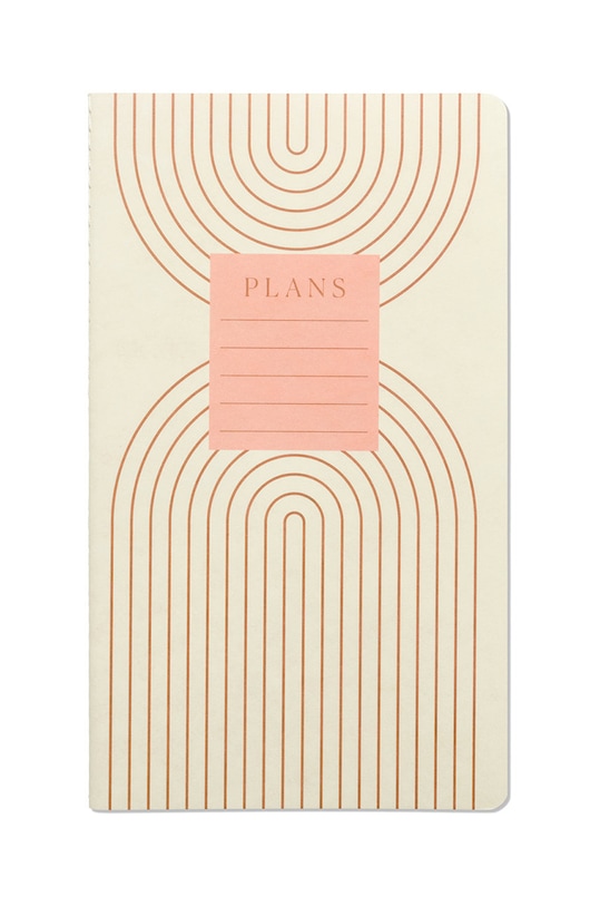 Lifestyle Designworks Ink sada zápisníků Desk (3-pack) JF743.2024EU vícebarevná