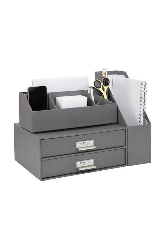 Bigso Box of Sweden organizator de birou Elisa 275154101 gri
