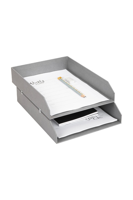 Bigso Box of Sweden Organizér na doklady Hakan (2-pak) sivá 789254101N