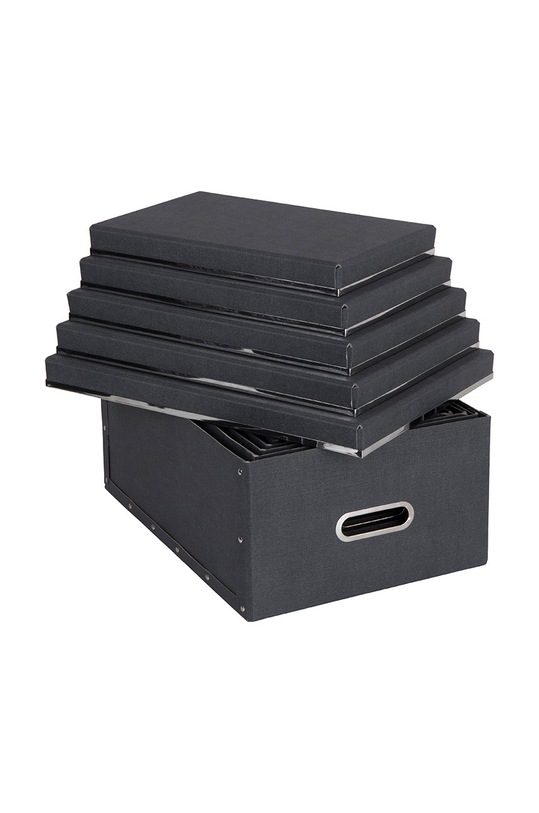 Bigso Box of Sweden set de cutii de depozitare Joachim (5-pack) 5515C6849 negru AA00