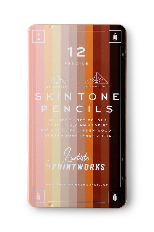 Printworks Комплект карандашей в чехле (12-pack) мультиколор PW00505