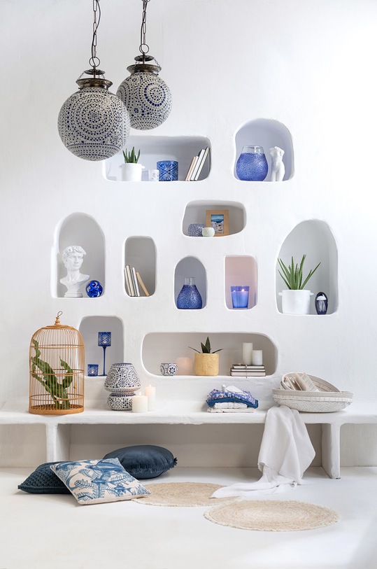 Lifestyle J-Line greutate hârtie 23471 albastru