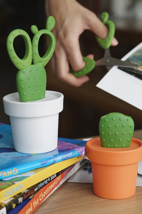 Lifestyle Qualy nożyczki z podstawką 10282.WH.GR multicolor