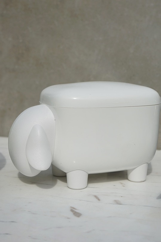 Lifestyle Qualy pojemnik na spinacze biurowe 10259.WH.WH biały