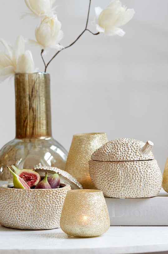 Light & Living recipient pentru articole mici alb 5824926