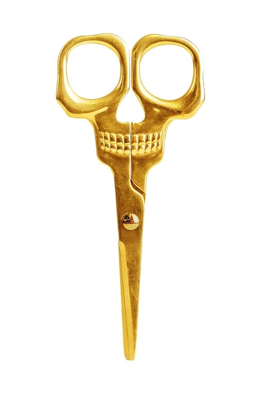 Nůžky Luckies of London Skull vícebarevná SK.SCISSORSKUL1