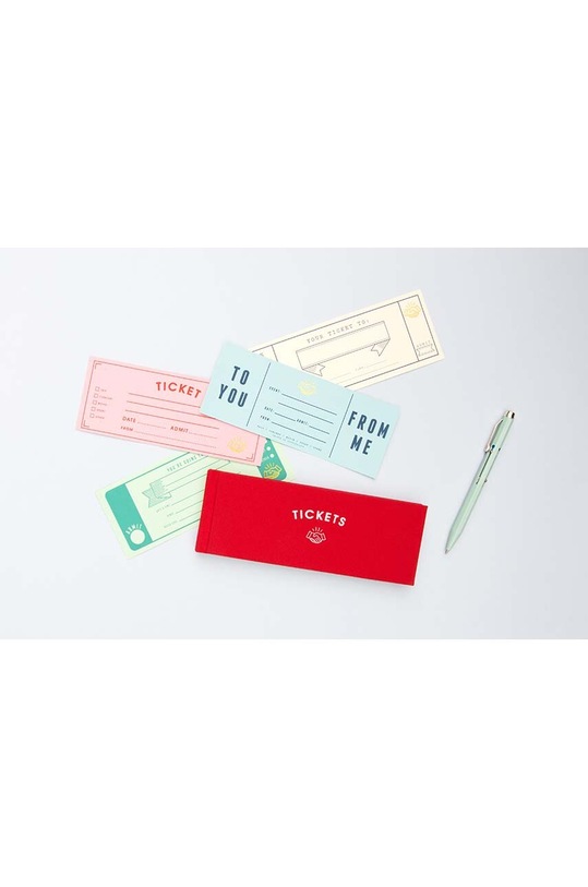 Luckies of London bloczek biletów Blank Ticket Book multicolor SK.BOOKTICKET1