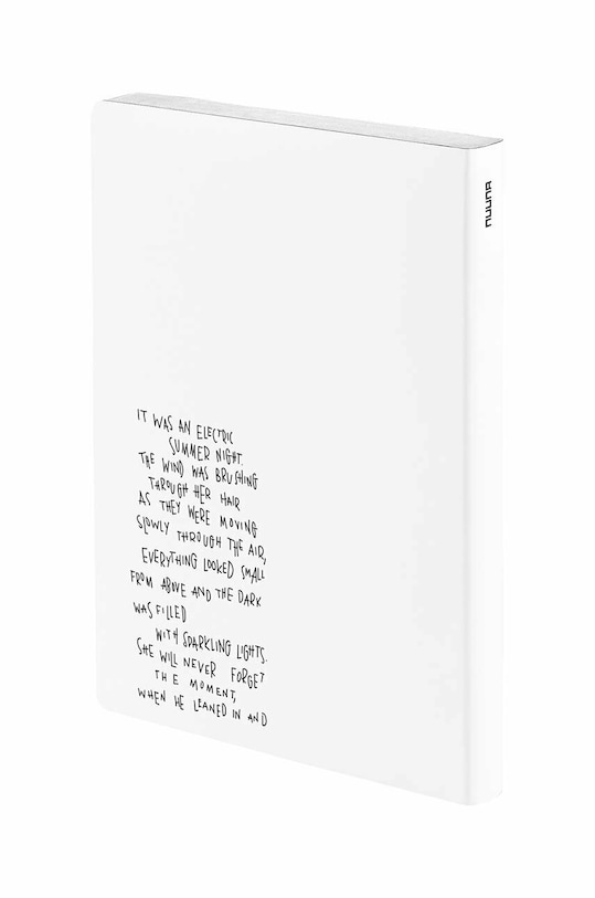Poznámkový blok Nuuna Graphic Thermo L - Faiding Memories bílá 55775
