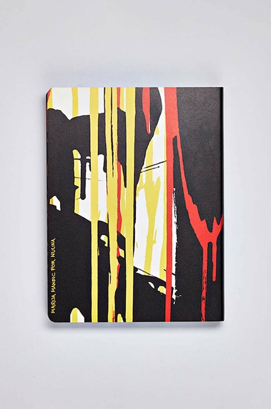 Nuuna notanik Walking Art by Maria Mandic L 54976 żółty AA00