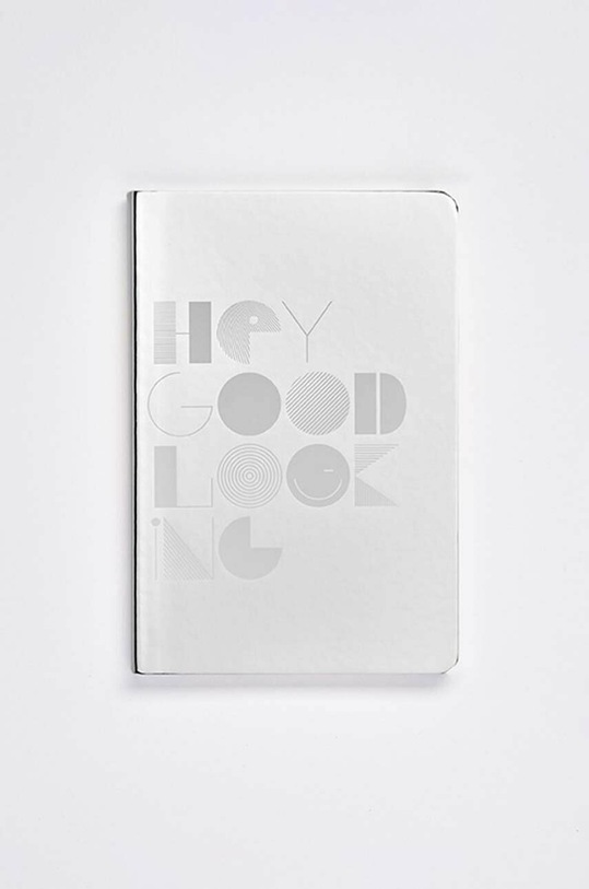 Nuuna notepad Hey Goodlooking M gri 53603