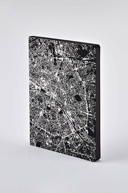 Lifestyle Μπλοκ σημειώσεων Nuuna Paris Silver L 53627 μαύρο