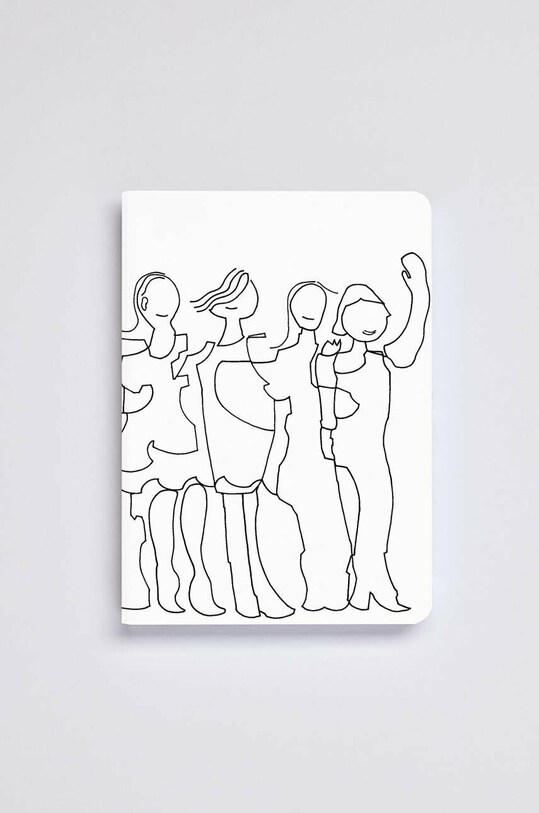 Μπλοκ σημειώσεων Nuuna Friends by Myriam Beltz S λευκό 55485.