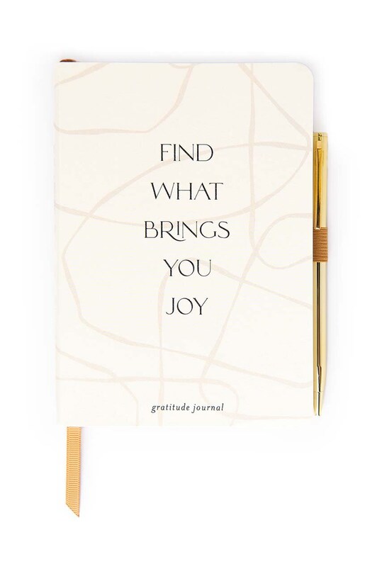 Designworks Ink jegyzetfüzet Gratitude Journal - Brings You Joy többszínű JBG46.1002EU