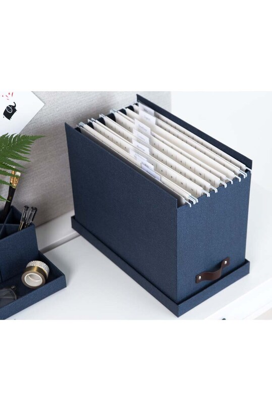 Bigso Box of Sweden organizer na dokumenty granatowy 9441C3849LEA648